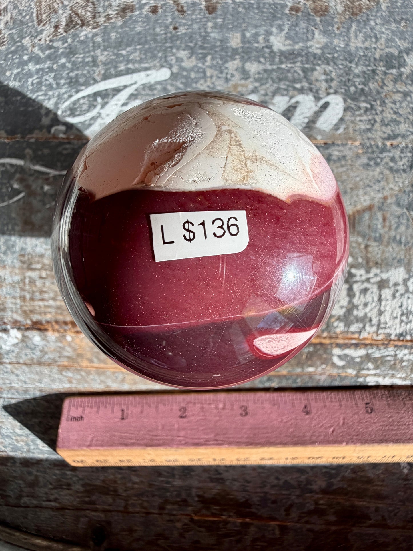 Gorgeous Mookaite Sphere from Australia | Opt L