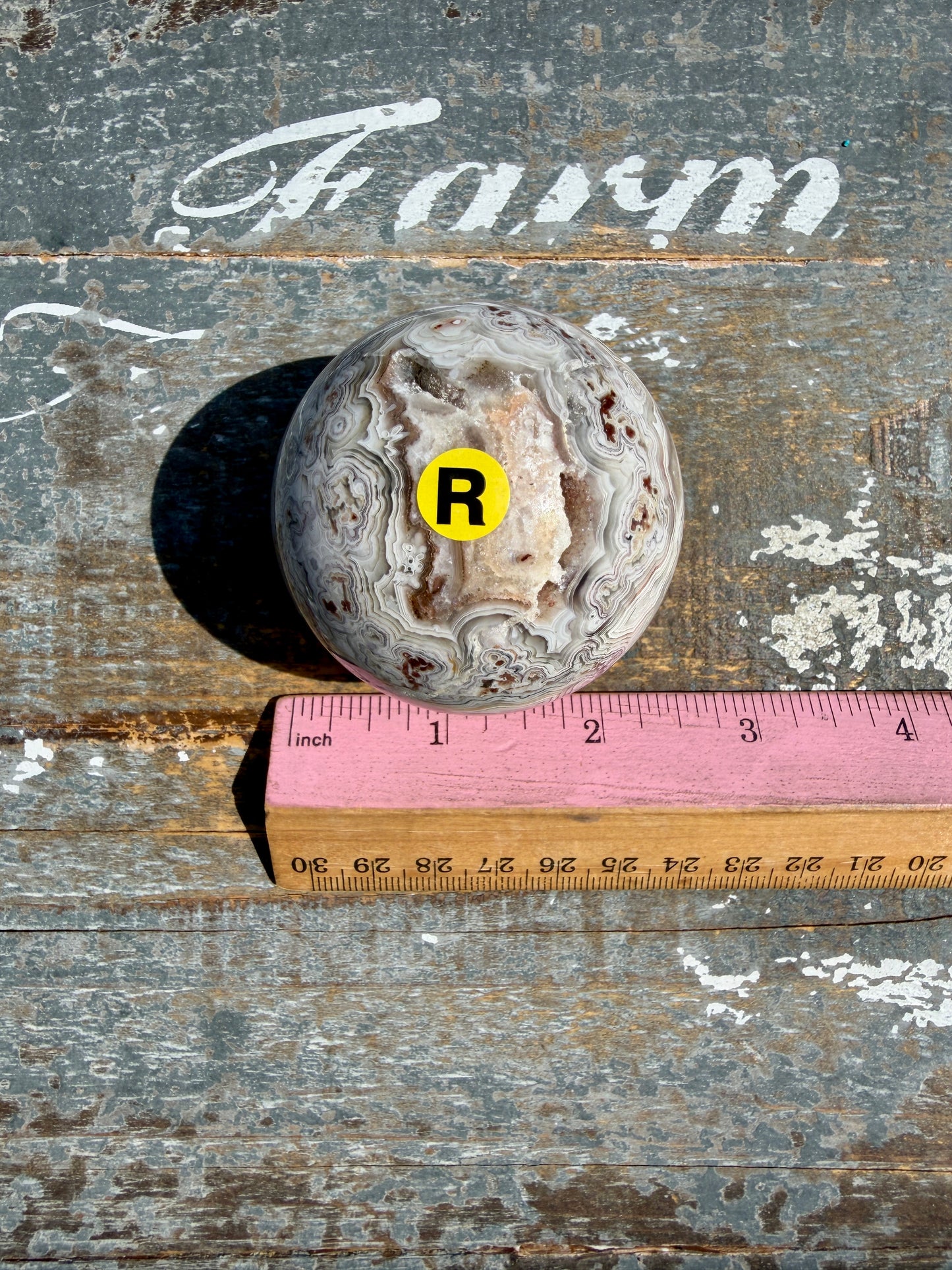 Gorgeous Crazy Lace Agate Sphere | Mexico | Opt R