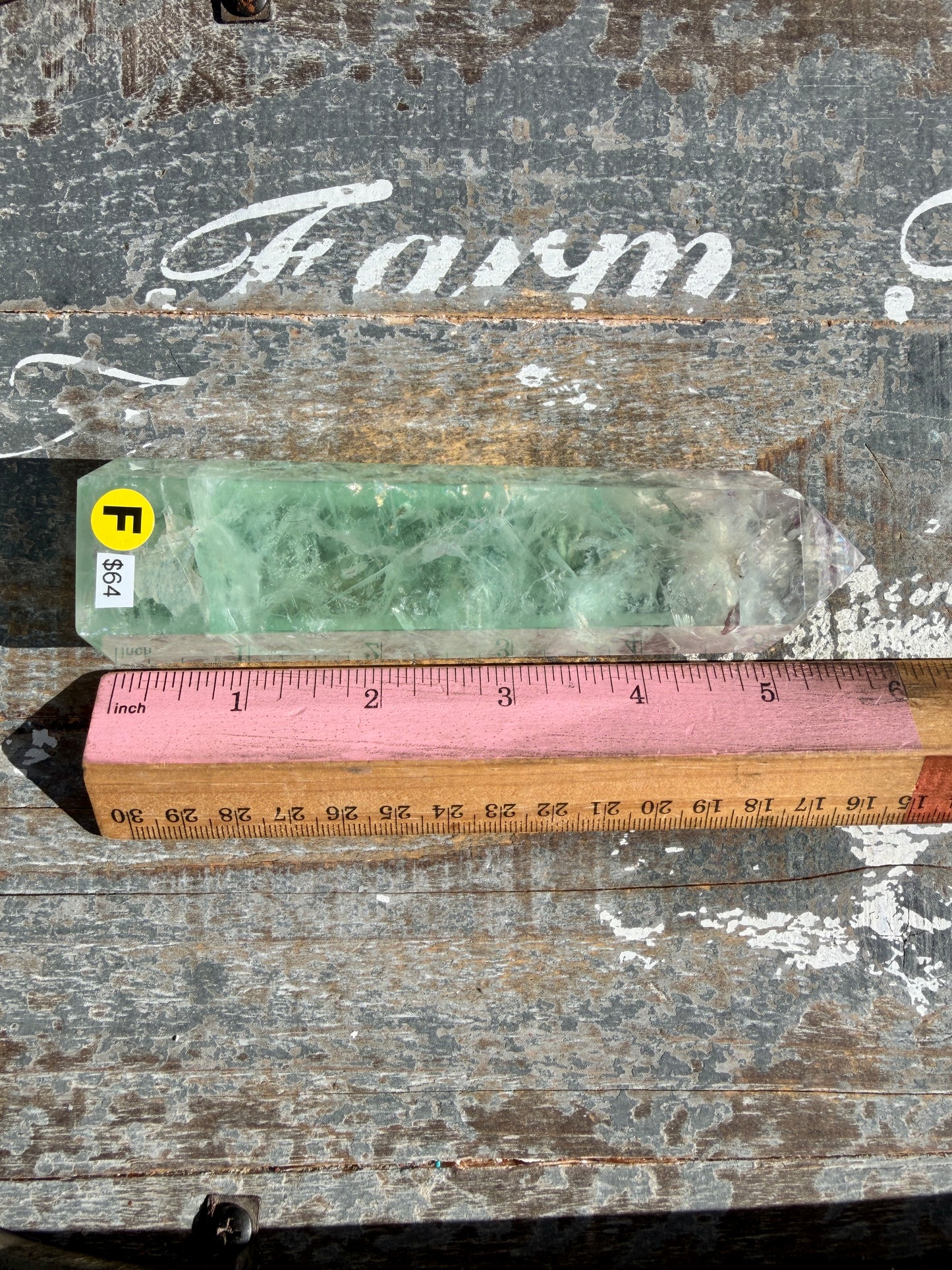 Gorgeous Watermelon Rainbow Fluorite Tower | Opt F