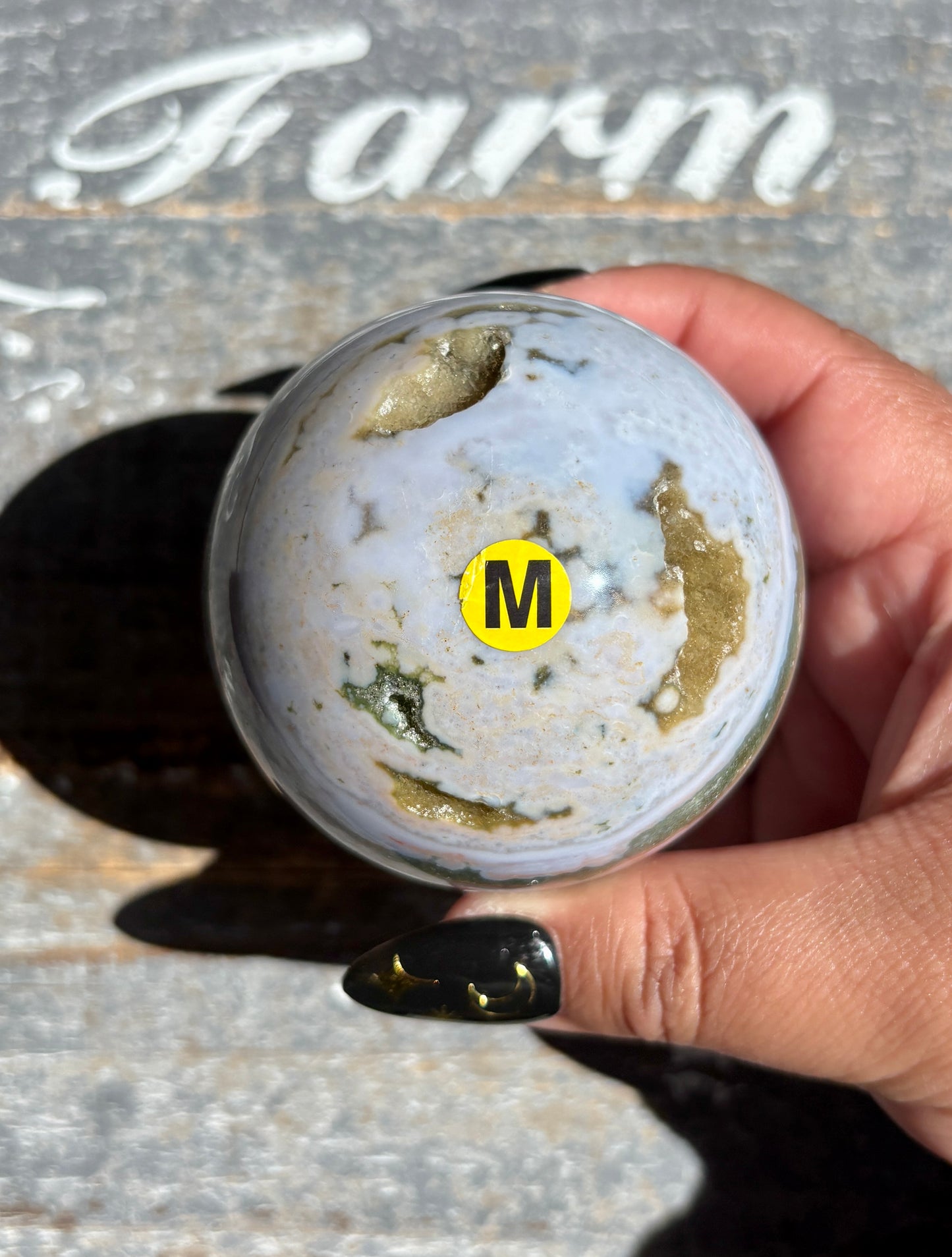 Gorgeous Rare Authentic Ocean Jasper Sphere from Madagascar | M