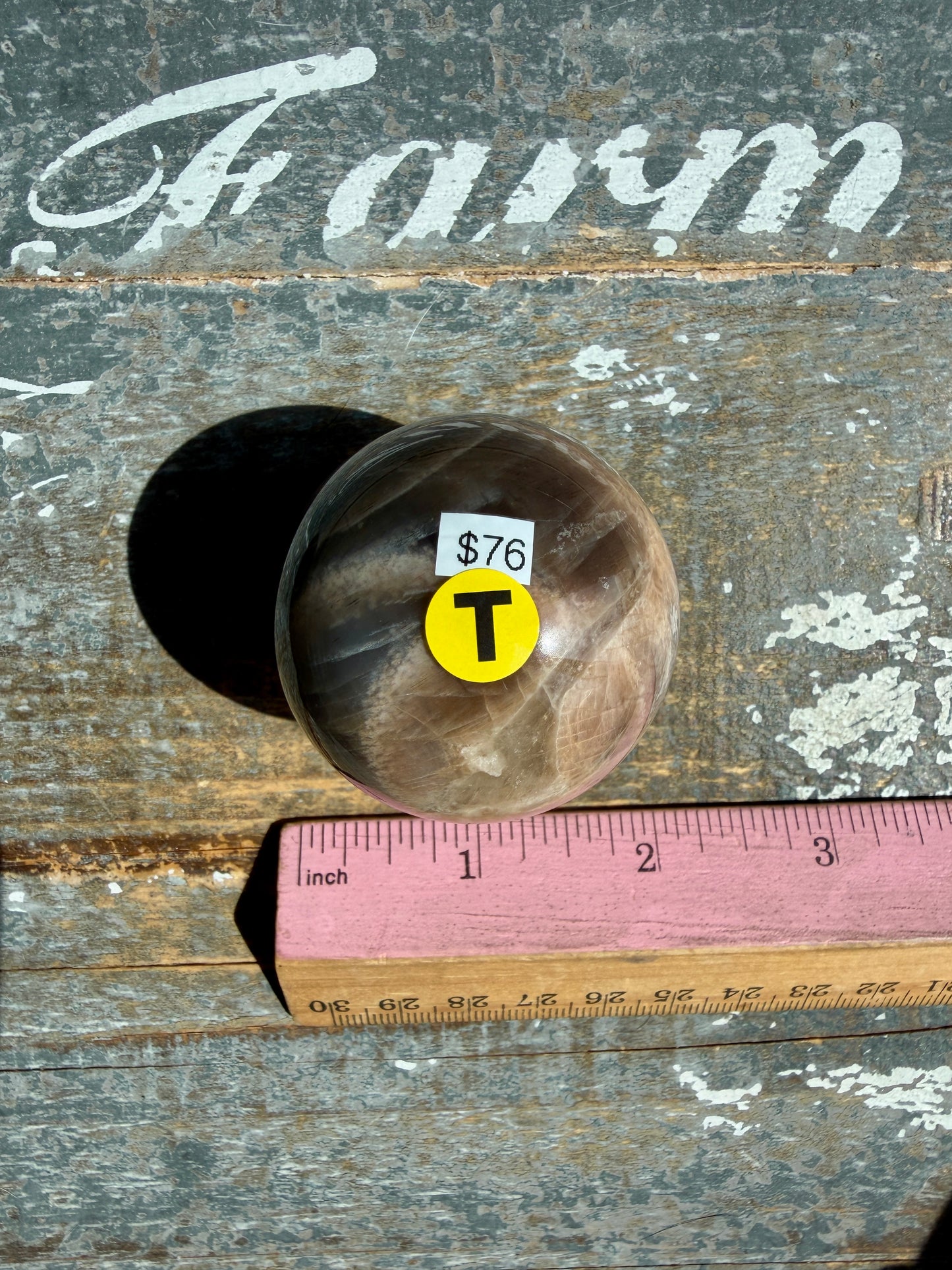 Gorgeous Black Moonstone Sphere from Madagascar | Opt T