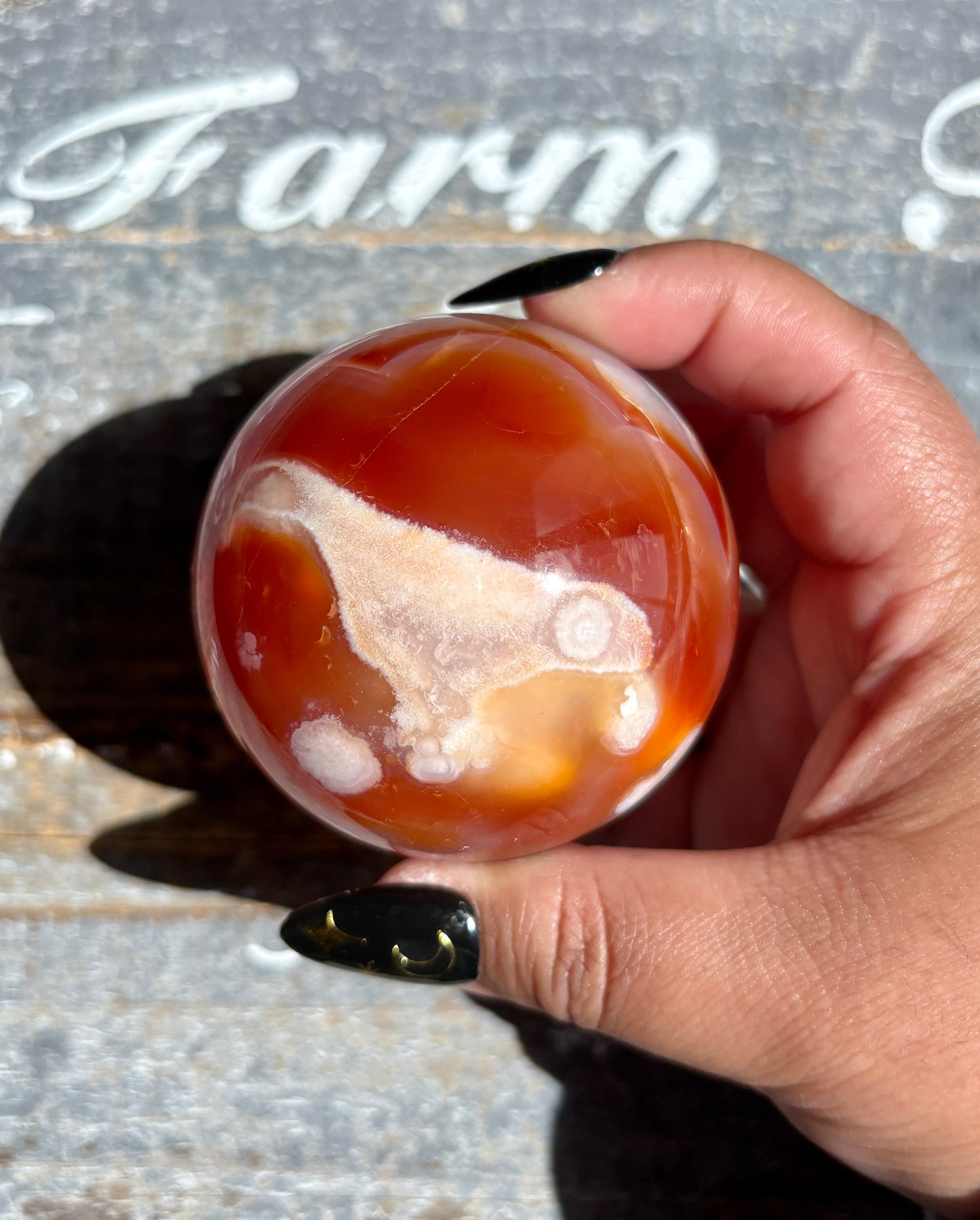 Gorgeous Pink/Orange Carnelian and Flower Agate | A