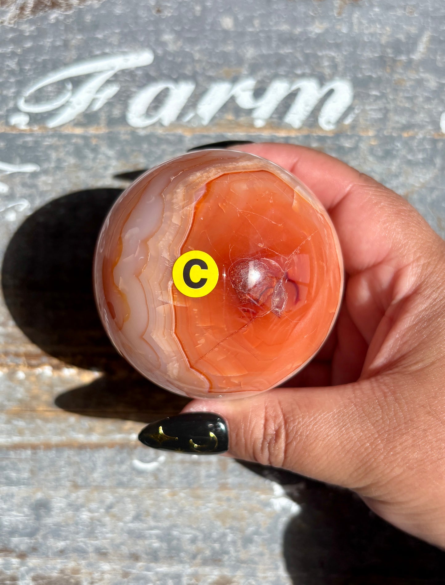 Gorgeous Pink/Orange Carnelian and Flower Agate | C