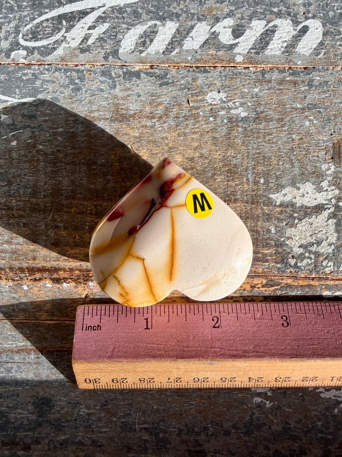 Gorgeous Mookaite Heart from Australia | Opt W