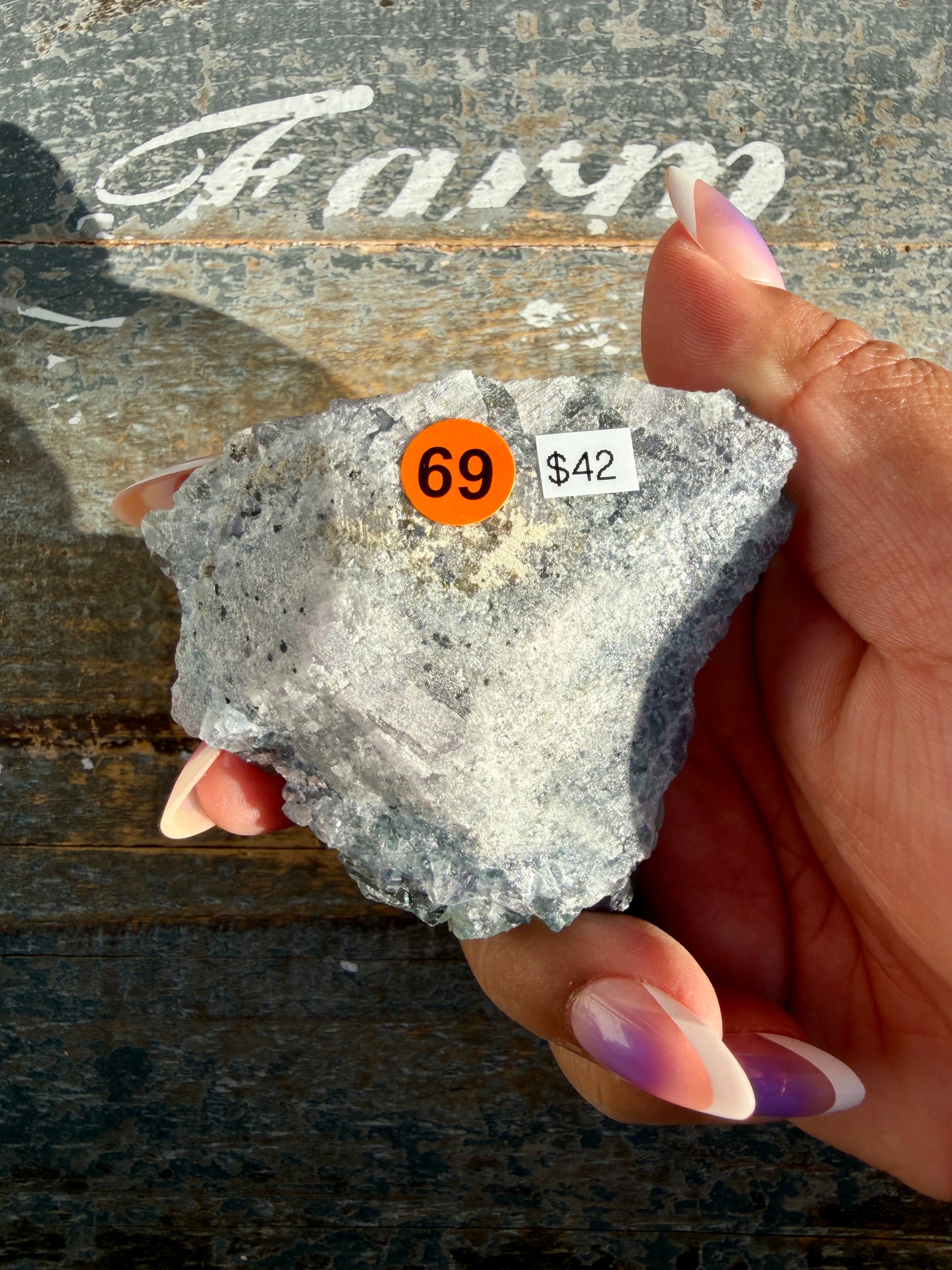 Gorgeous Cubic Dark Blue/Purple Fluorite Specimen coated in Pyrite | Opt 69