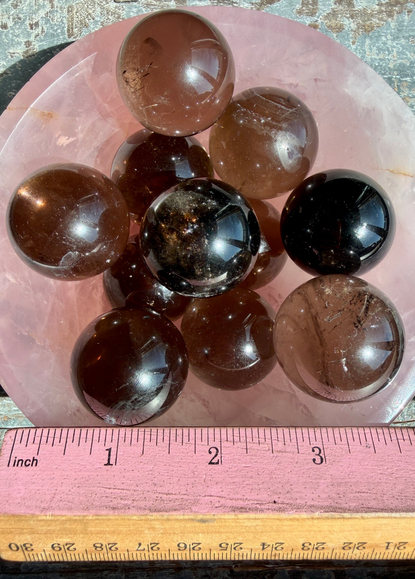 One (1) Small Smokey Quartz Sphere | Intuitively Chosen