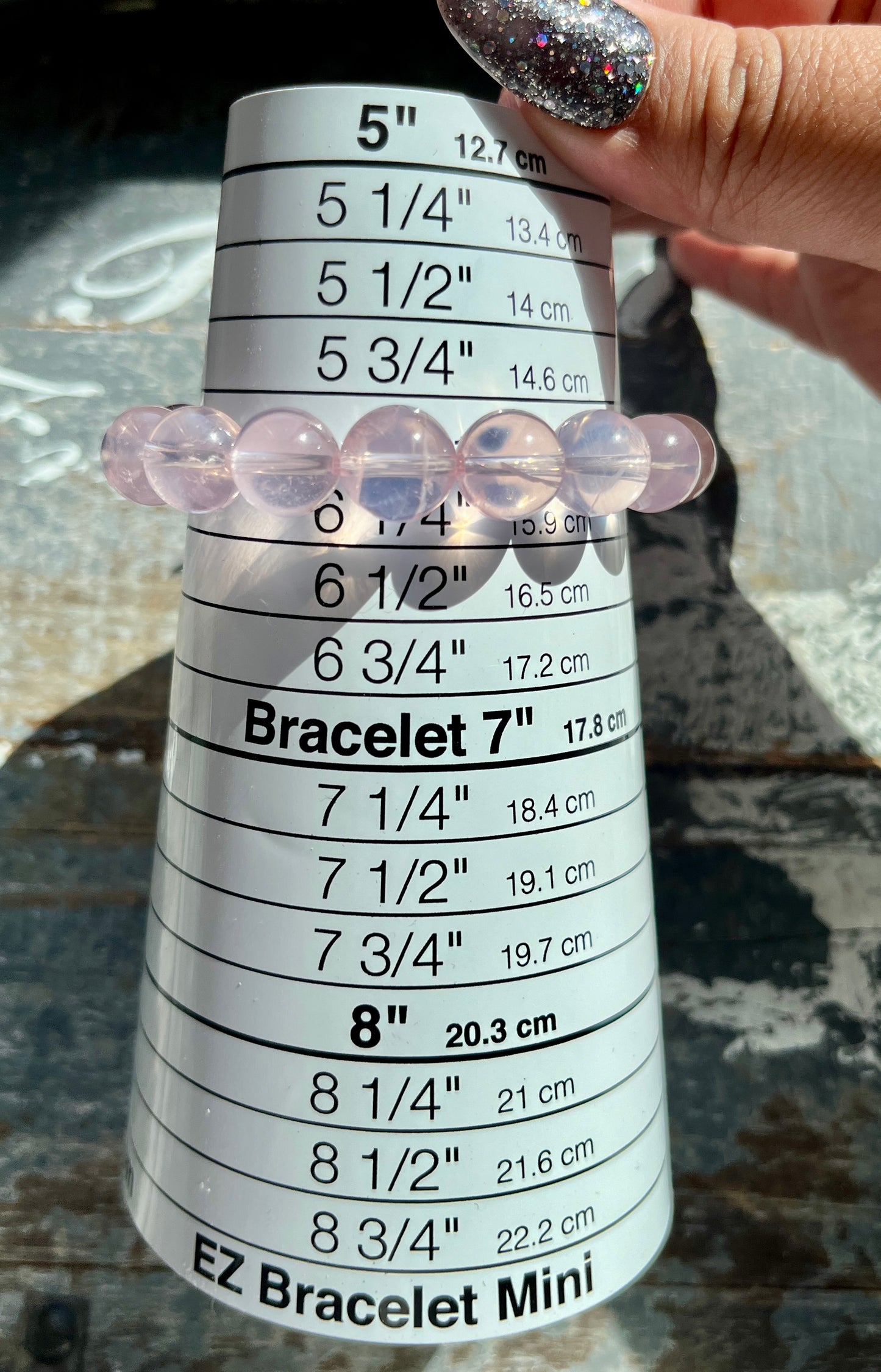 Gorgeous AAA Gem Grade Rose Quartz Jelly Bracelet from Brazil | 10mm