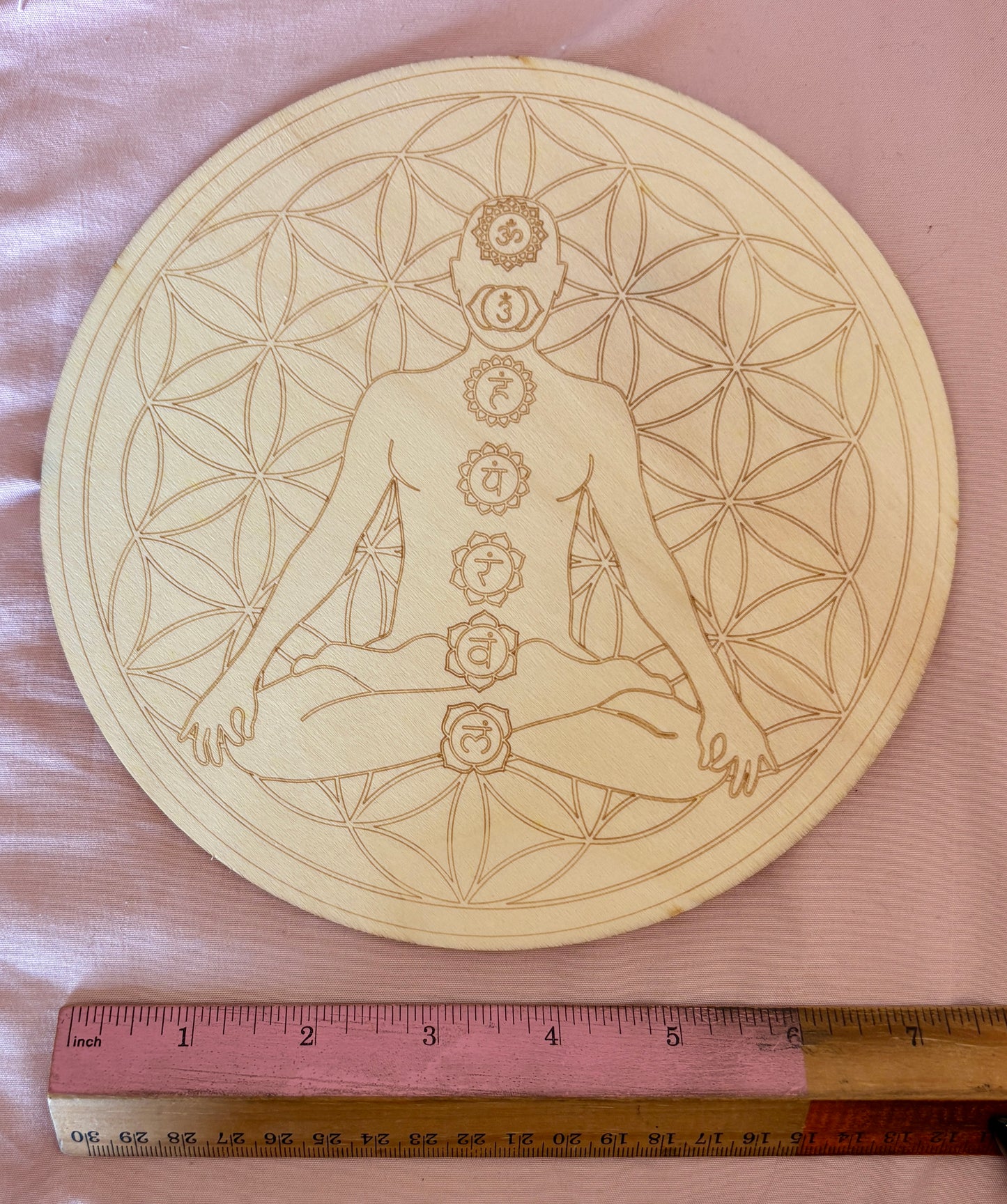One (1) Wood Crystal Grid | Style F