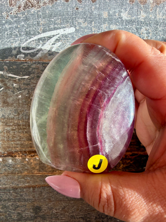 Gorgeous Candy Fluorite Freeform | Opt J