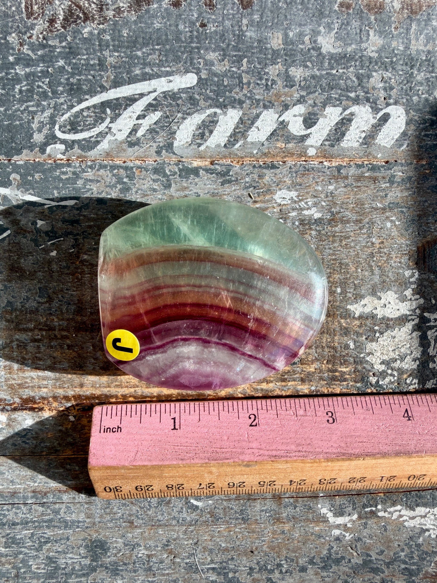 Gorgeous Candy Fluorite Freeform | Opt J