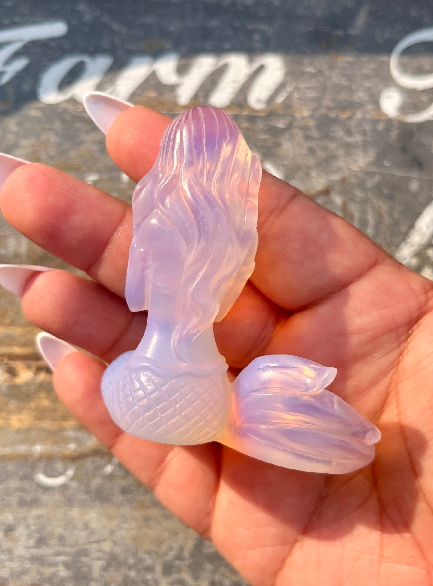 Gorgeous Pink Opalite Mermaid