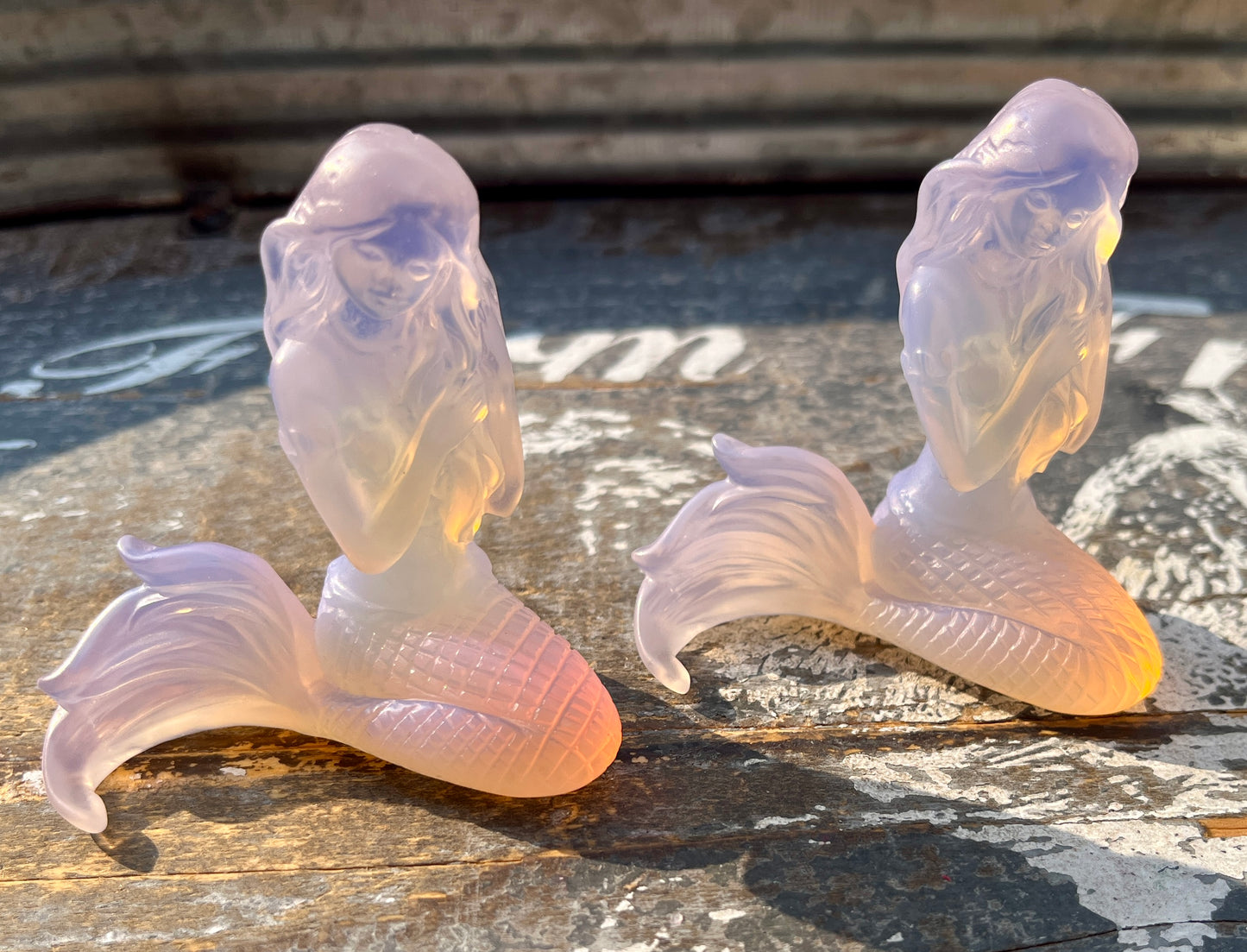 Gorgeous Pink Opalite Mermaid