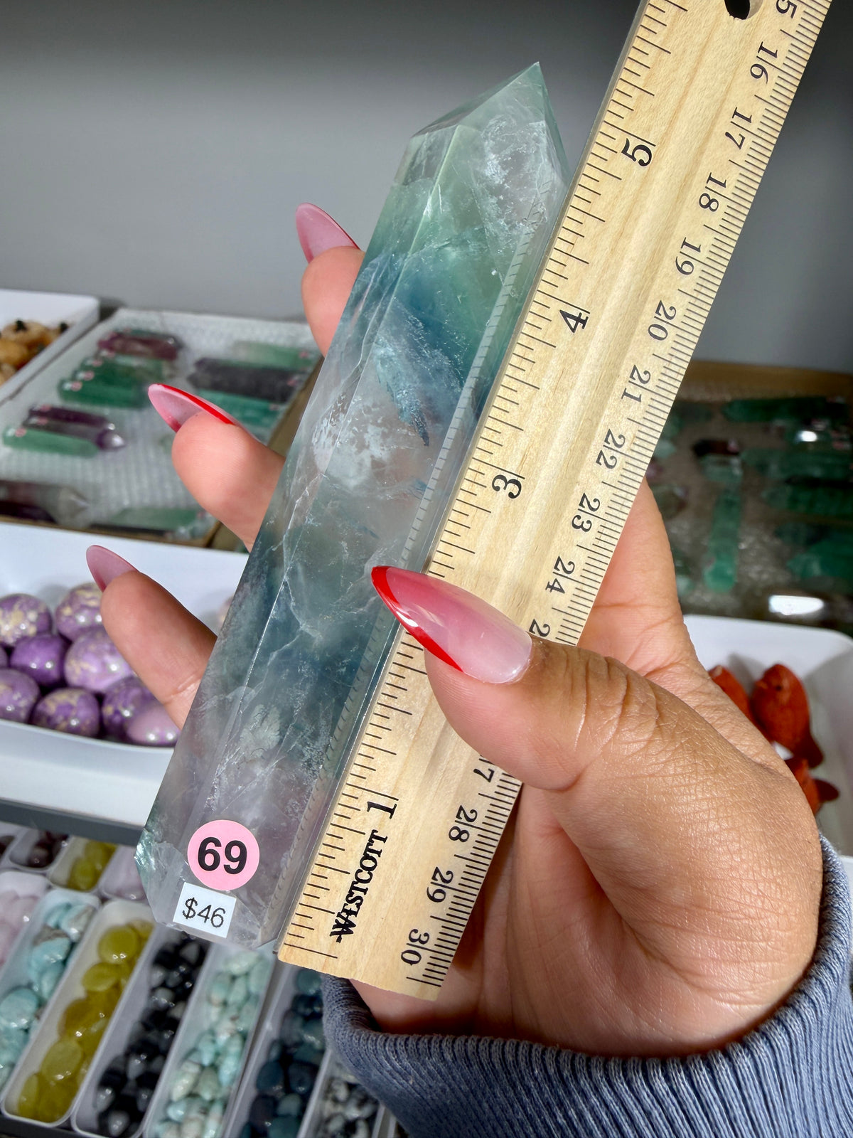 Gorgeous Rainbow Fluorite Tower | China | Opt 69