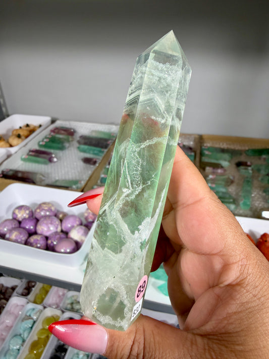 Gorgeous Rainbow Fluorite Tower | China | Opt 89