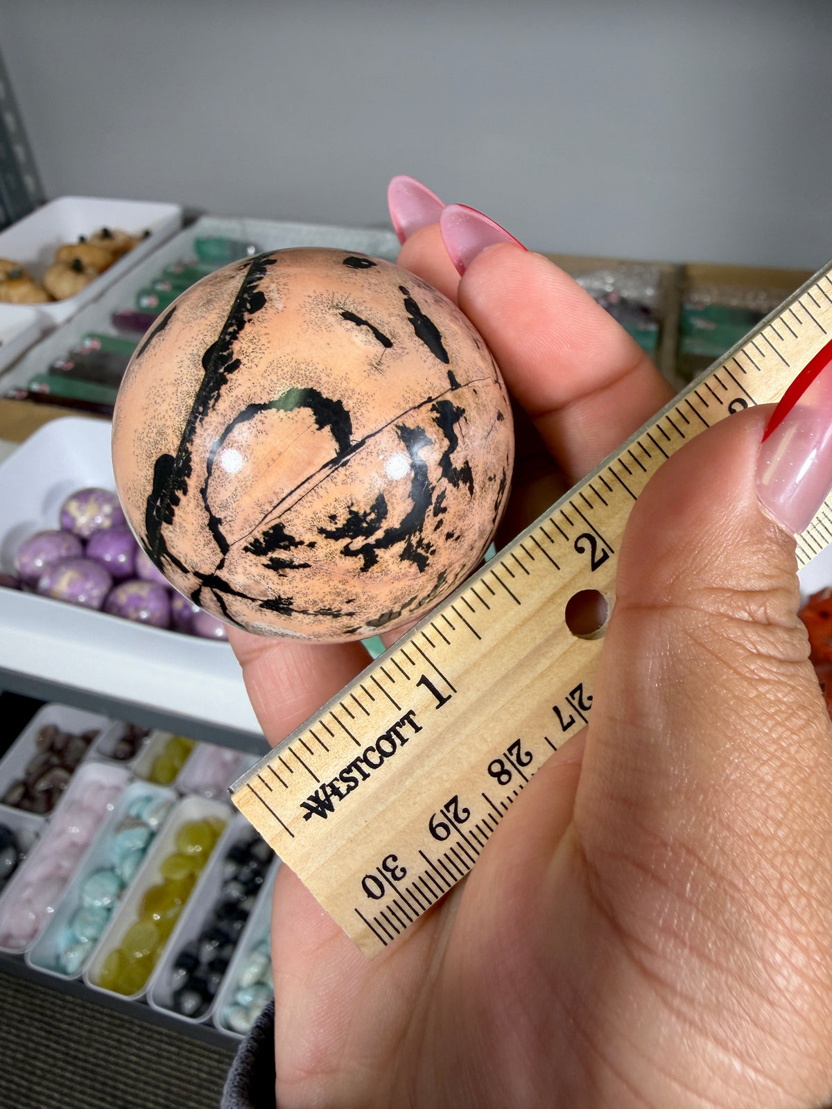 Gorgeous Picture Jasper Sphere | Opt 14
