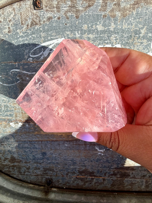 Gorgeous High Quality Rose Quartz Freeform | Opt R