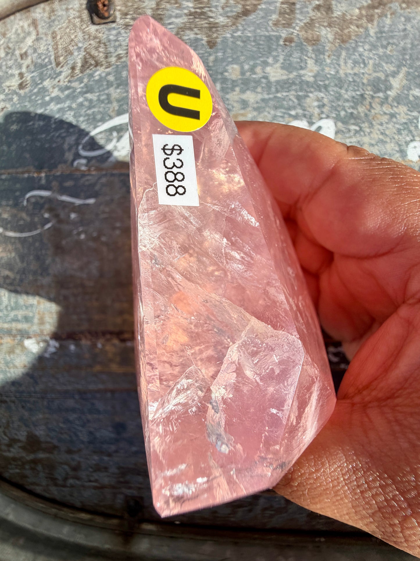 Gorgeous High Quality Rose Quartz Freeform | Opt U