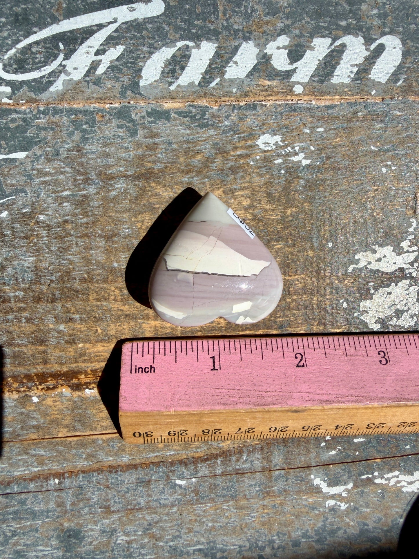 Gorgeous Hyacinth Jasper Heart | Opt B
