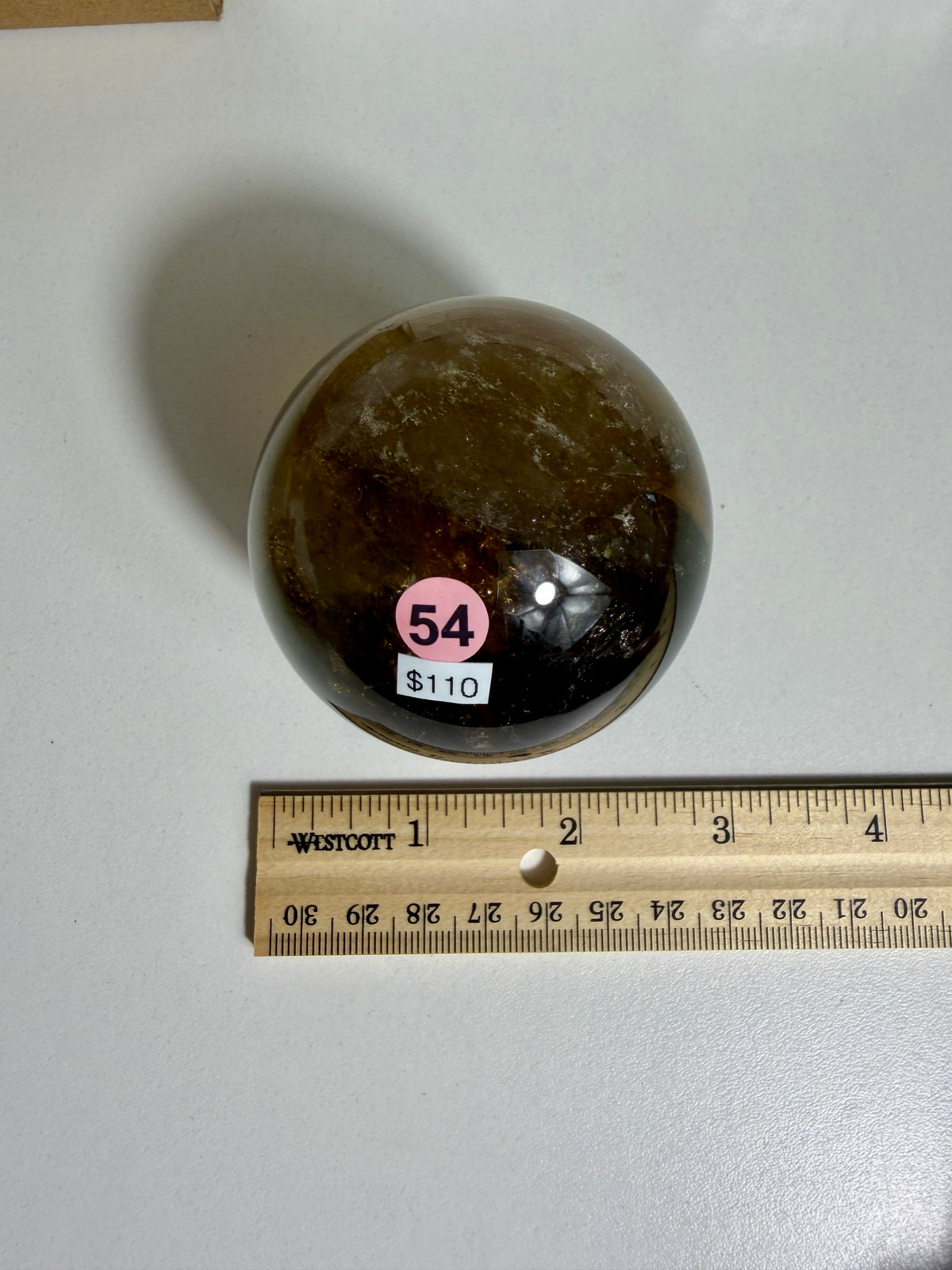 Gorgeous Natural Citrine Sphere from the Congo | Opt 54