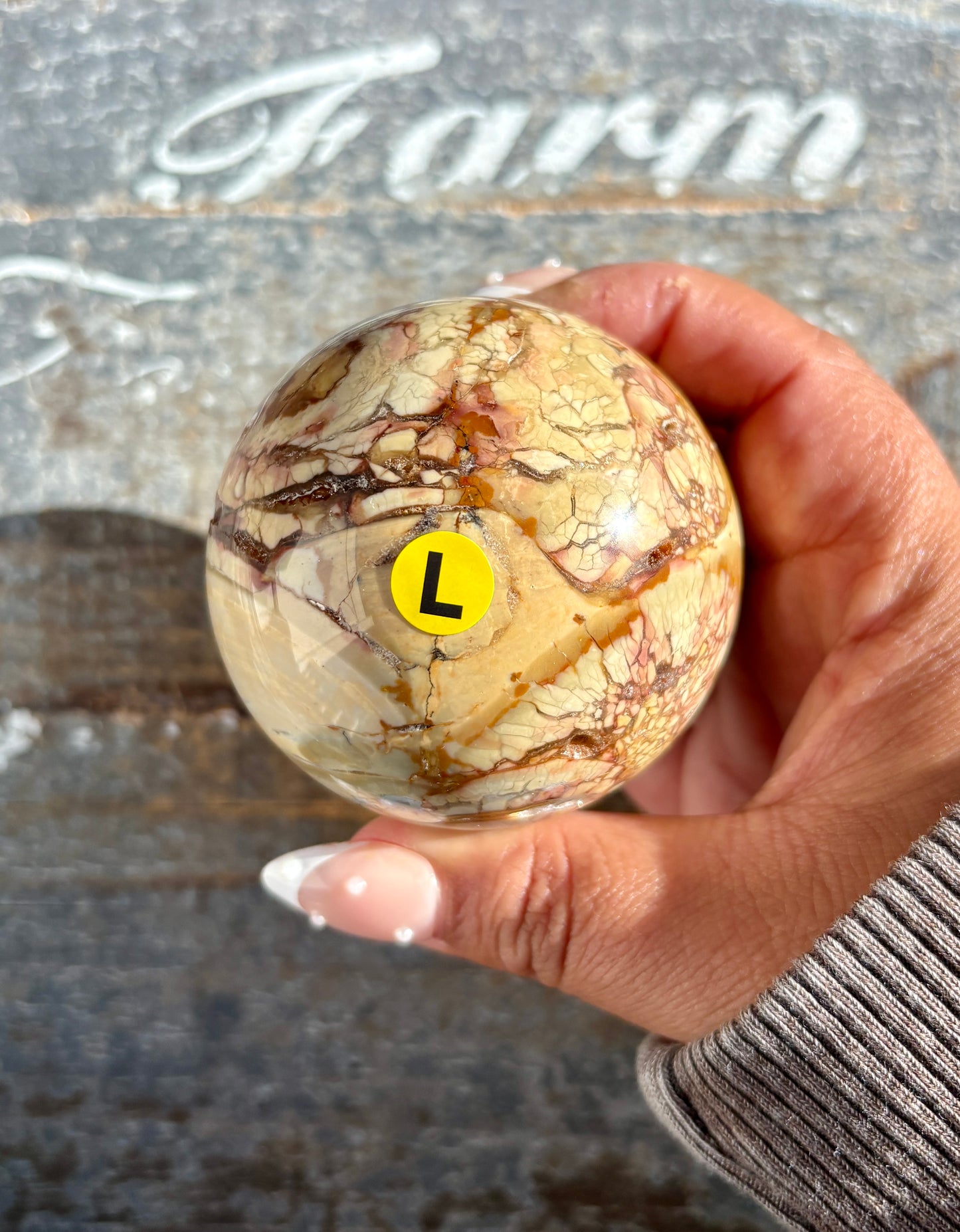Gorgeous Ibis Jasper Sphere from Madagascar | Opt L