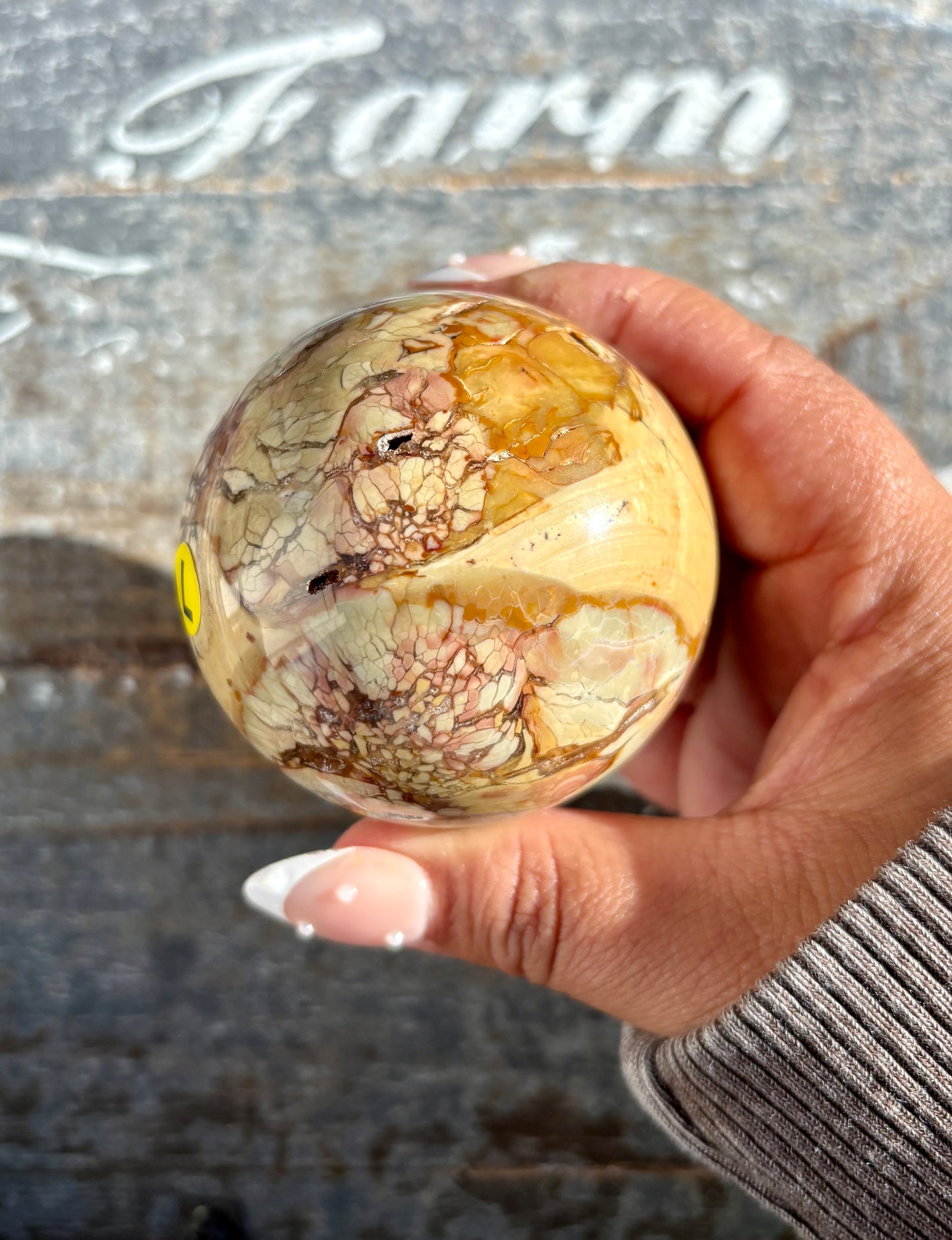 Gorgeous Ibis Jasper Sphere from Madagascar | Opt L