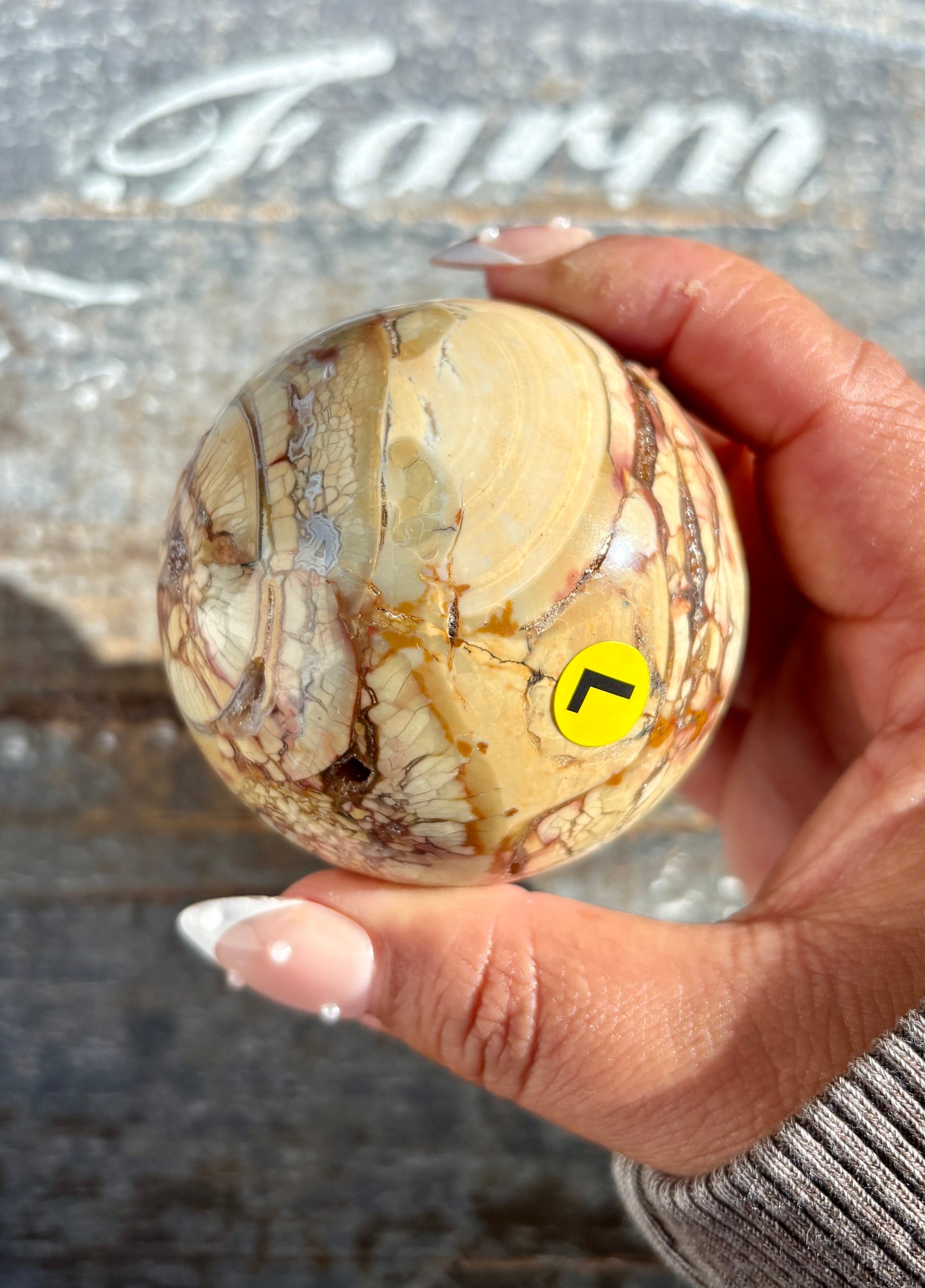 Gorgeous Ibis Jasper Sphere from Madagascar | Opt L