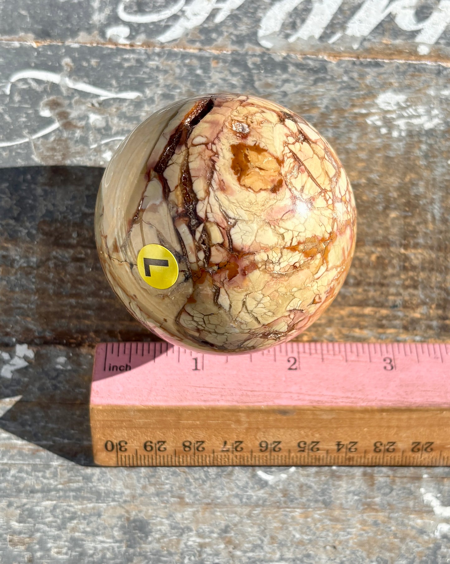 Gorgeous Ibis Jasper Sphere from Madagascar | Opt L