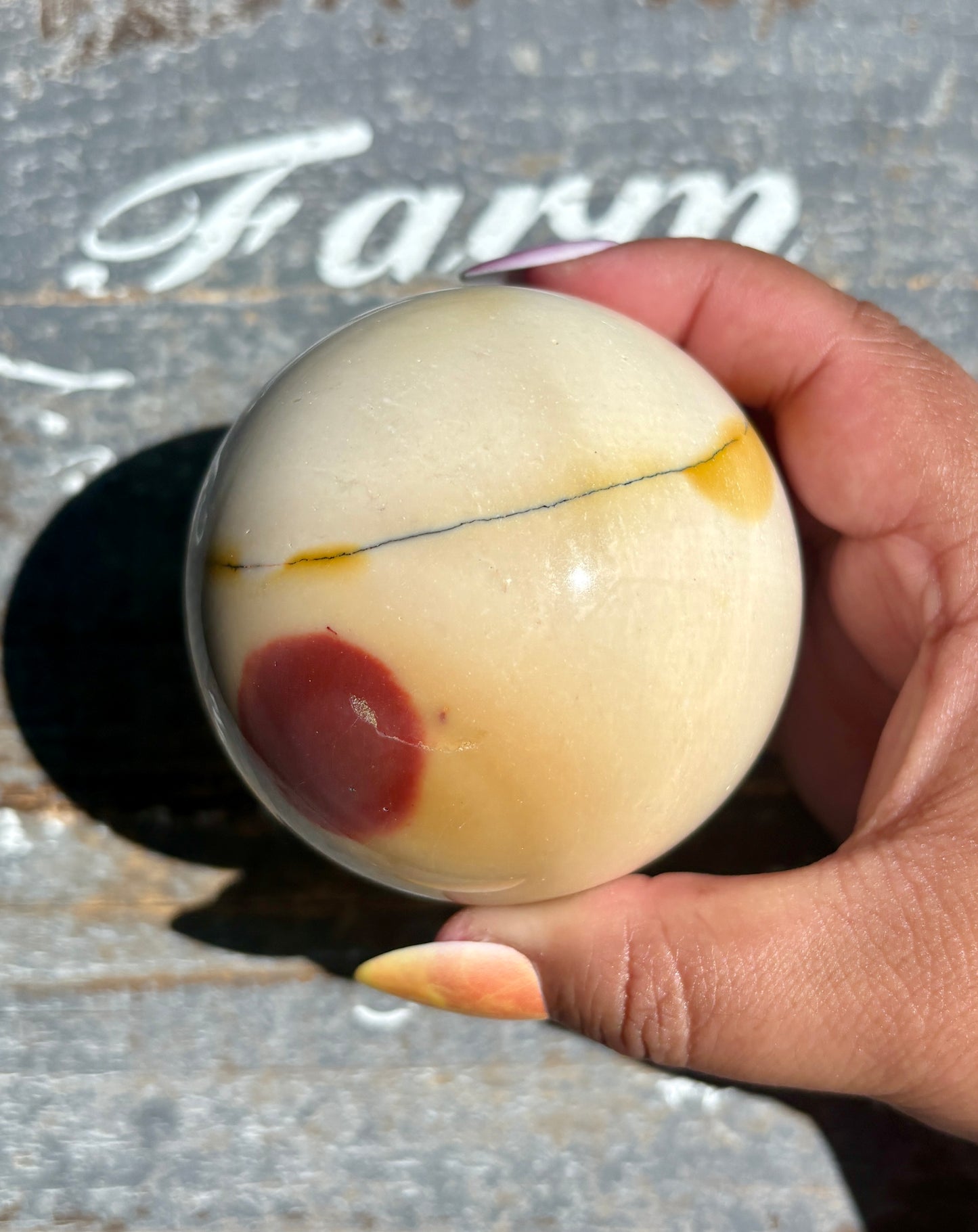 Gorgeous Mookaite Sphere from Australia | W