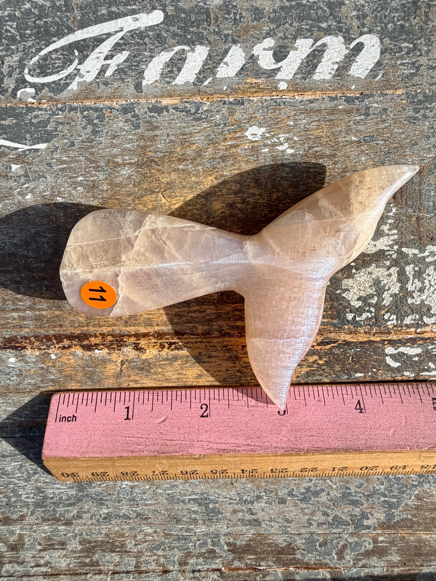 Gorgeous Blue Flash Moonstone Whale Tail | Opt 11