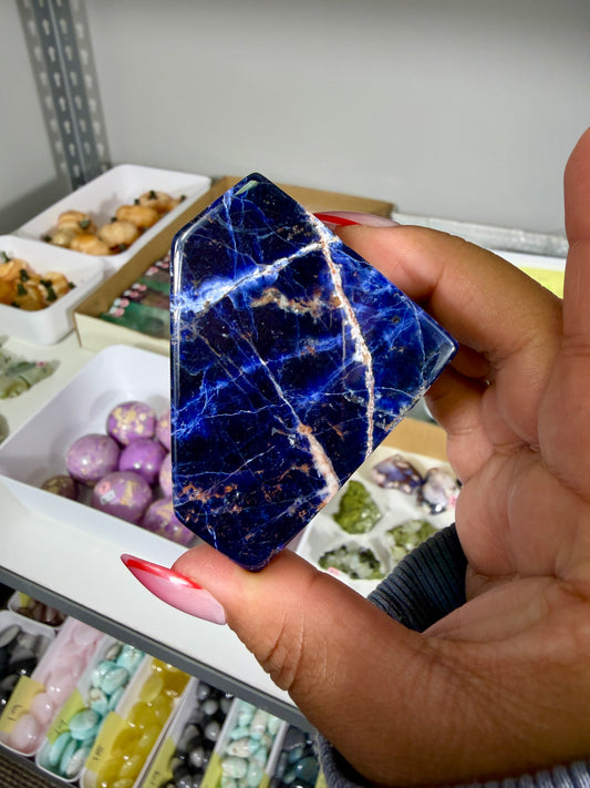 Gorgeous Dark Blue Sodalite Freeform | Opt 36