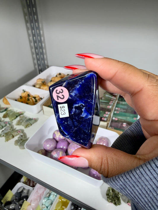 Gorgeous Dark Blue Sodalite Freeform | Opt 32