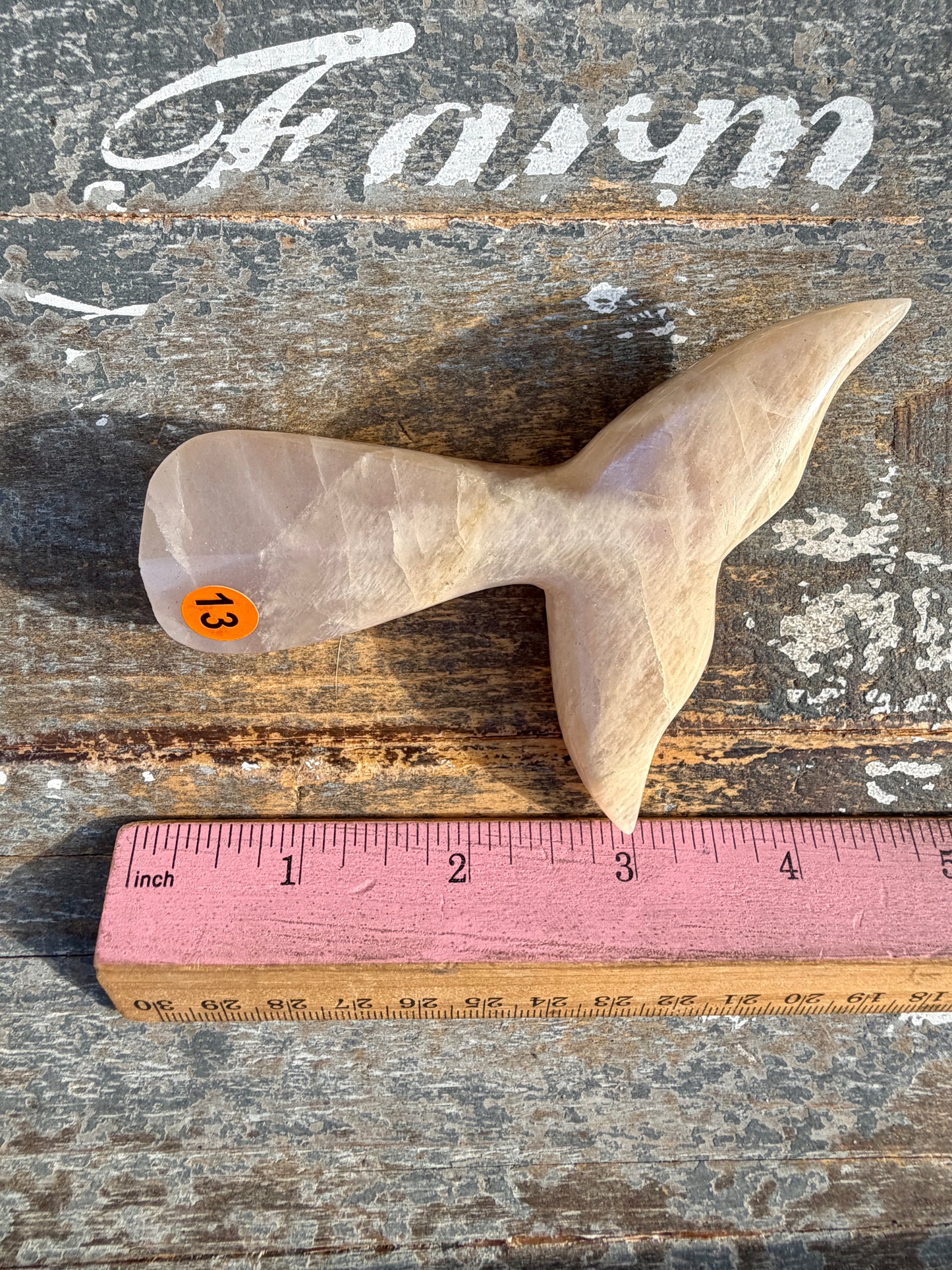 Gorgeous Blue Flash Moonstone Whale Tail | Opt 15