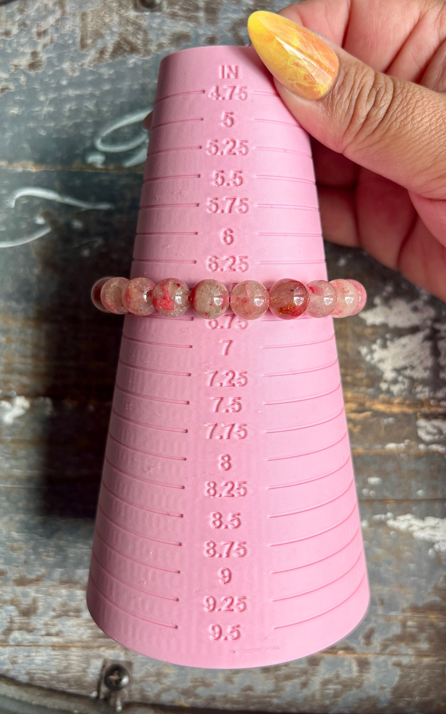 One (1) Gorgeous Gemy Rhodonite Bracelet | 8mm