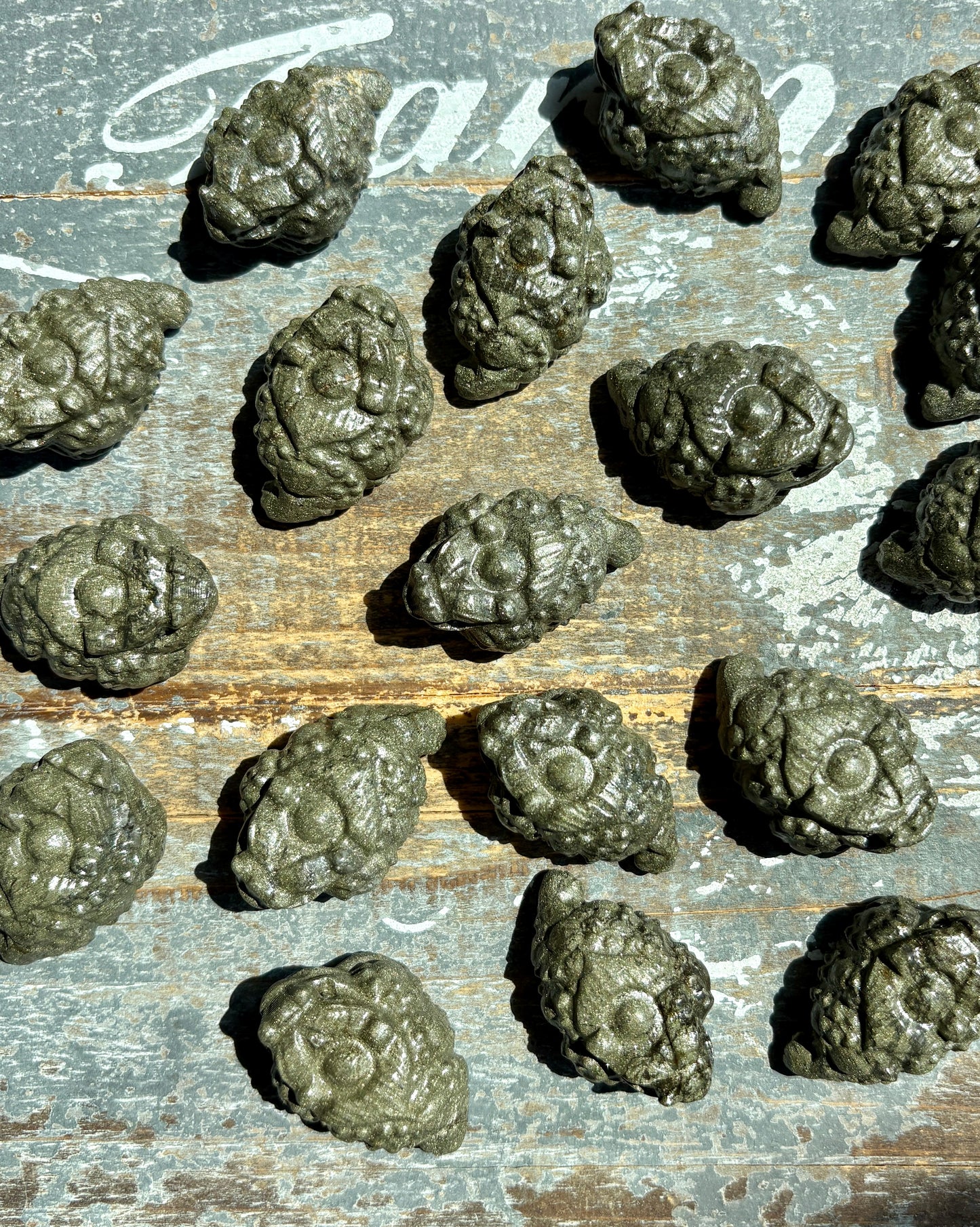 One (1) Pyrite Pocket Money Toad | Intuitively Chosen