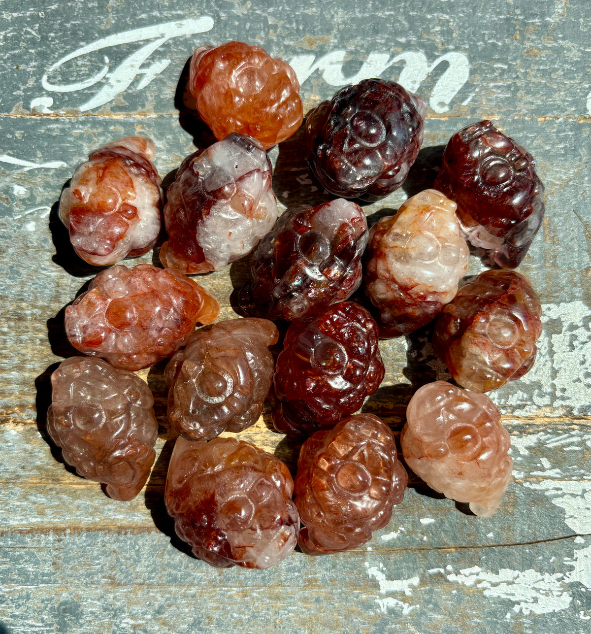 One (1) Fire Quartz Pocket Money Toad | Intuitively Chosen