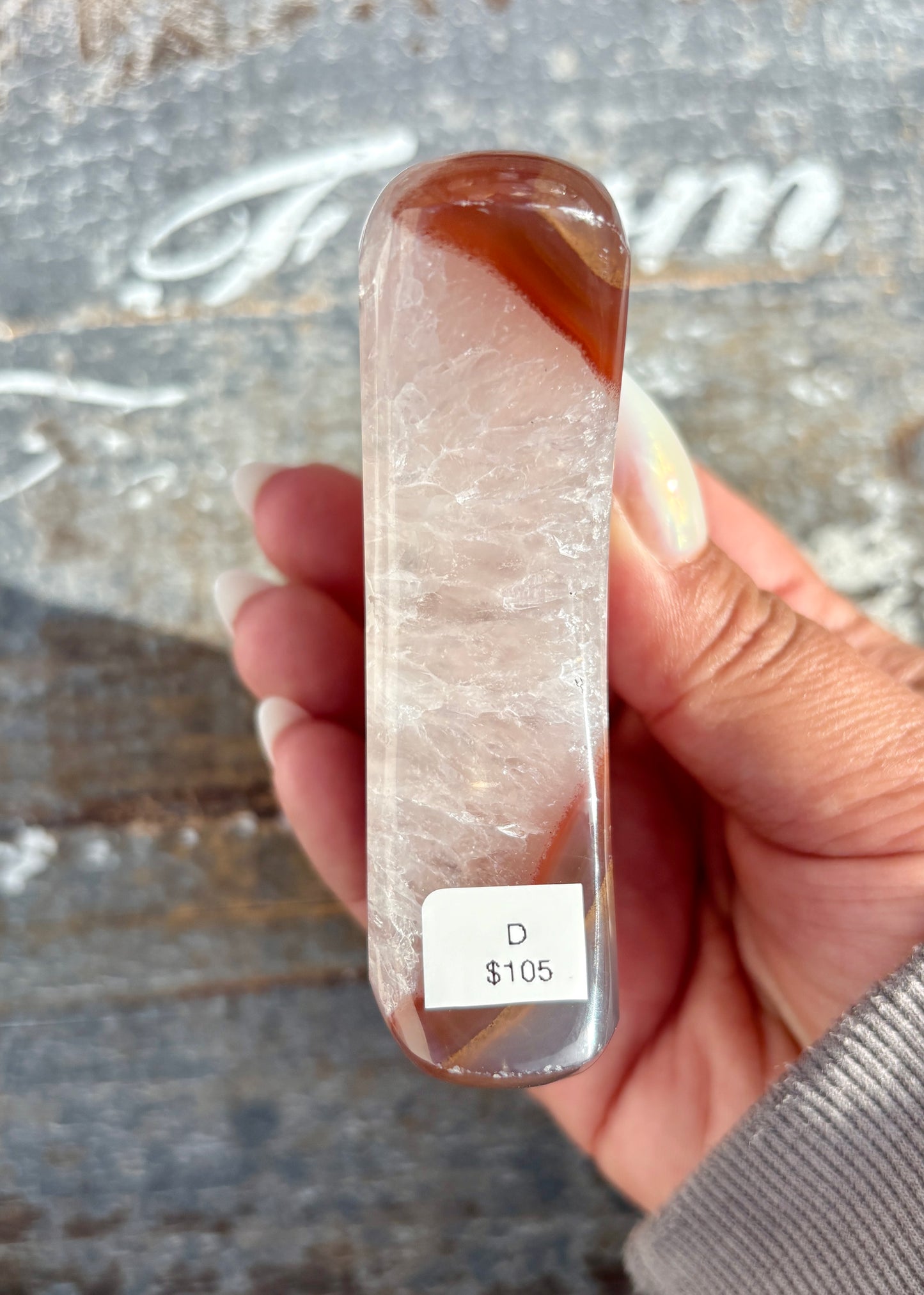Gorgeous High Grade Agate Moon With Druzy from Brazil | Opt D