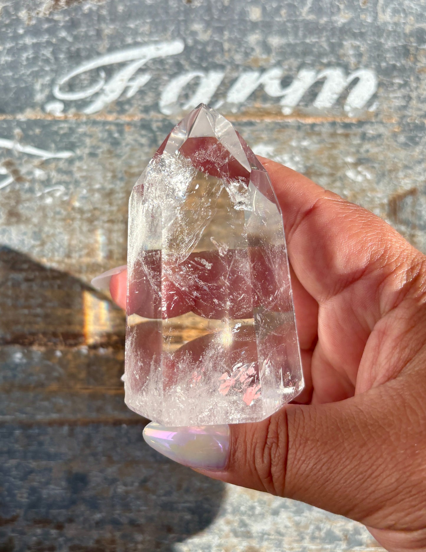 Gorgeous High Grade Clear Quartz Tower from Brazil | Opt B