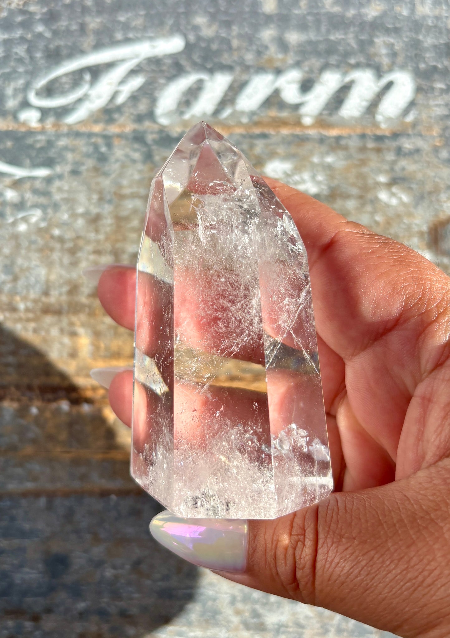 Gorgeous High Grade Clear Quartz Tower from Brazil | Opt B