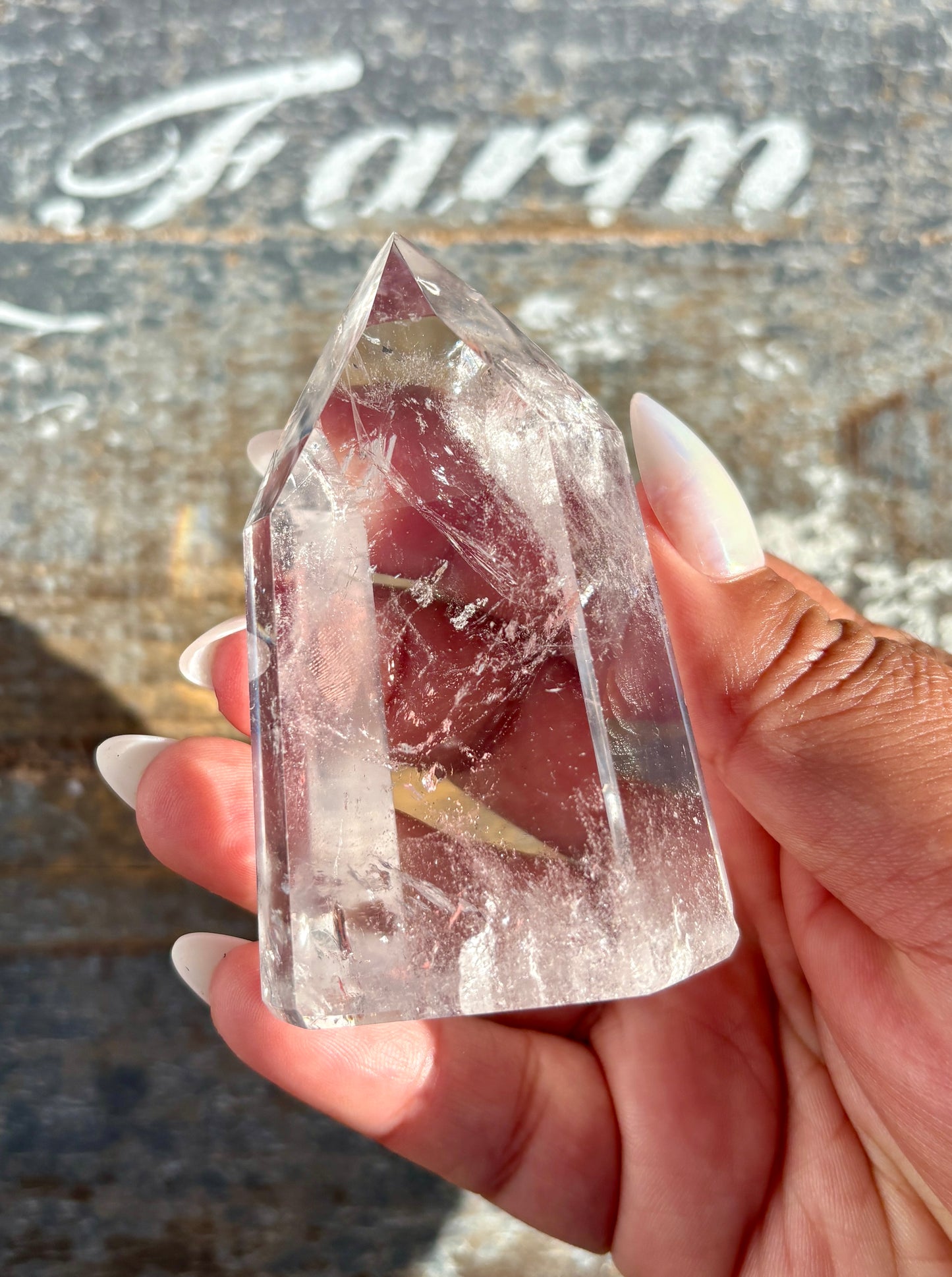 Gorgeous High Grade Clear Quartz Tower from Brazil | Opt B