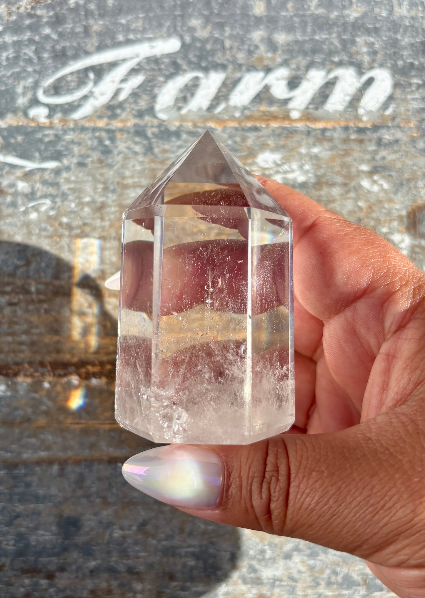 Gorgeous High Grade Clear Quartz Tower from Brazil | Opt D