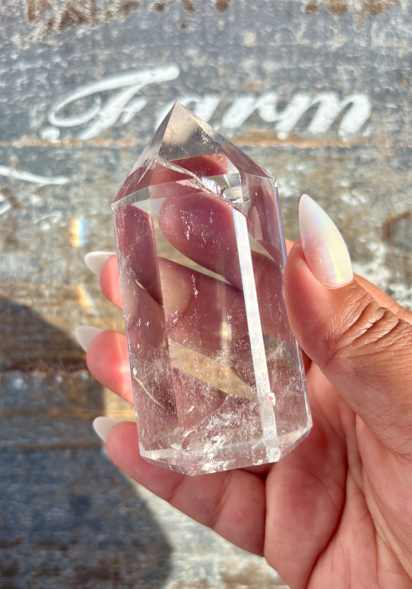 Gorgeous High Grade Clear Quartz Tower from Brazil | Opt A