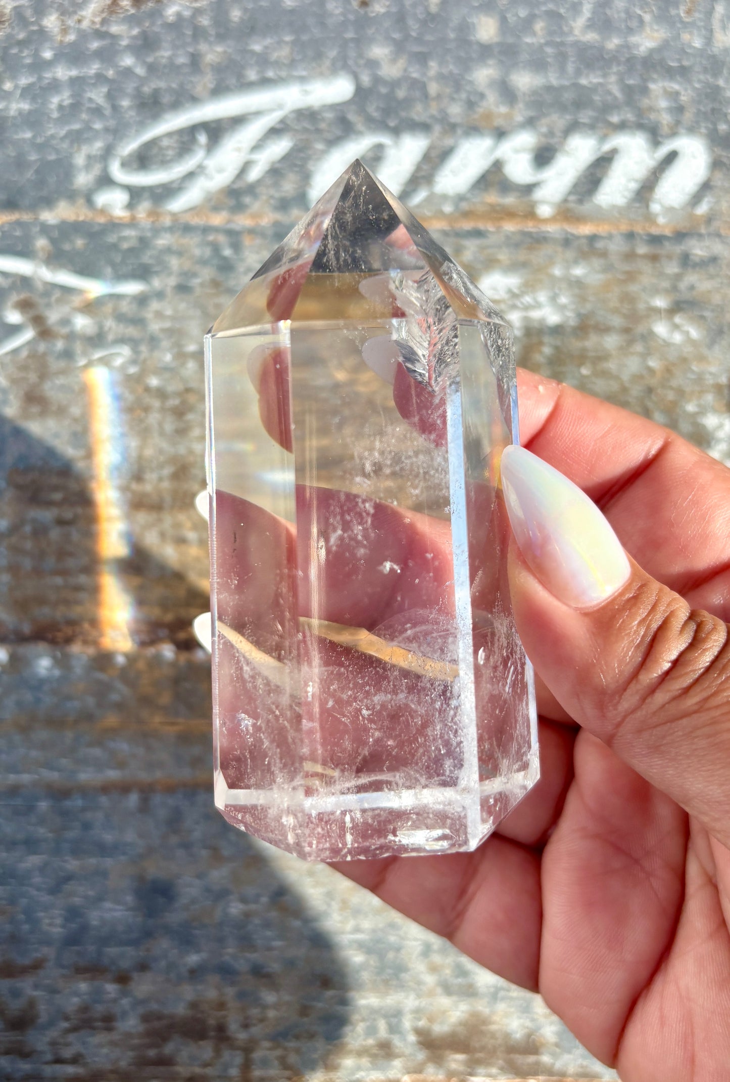 Gorgeous High Grade Clear Quartz Tower from Brazil | Opt A