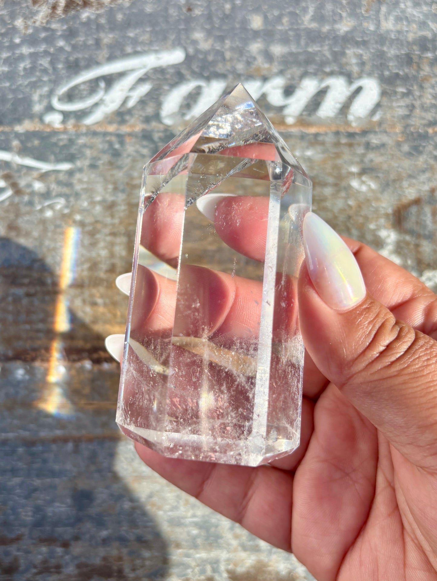 Gorgeous High Grade Clear Quartz Tower from Brazil | Opt A