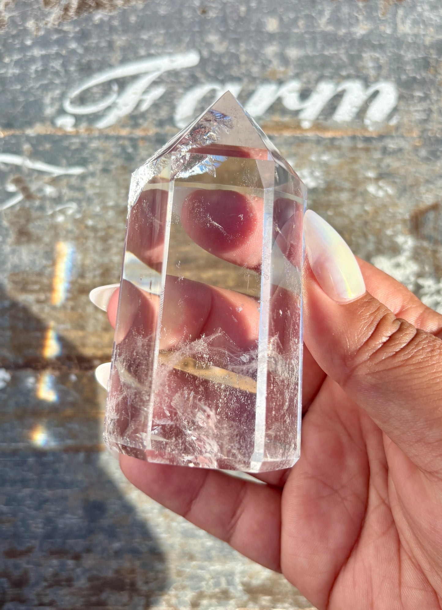 Gorgeous High Grade Clear Quartz Tower from Brazil | Opt A