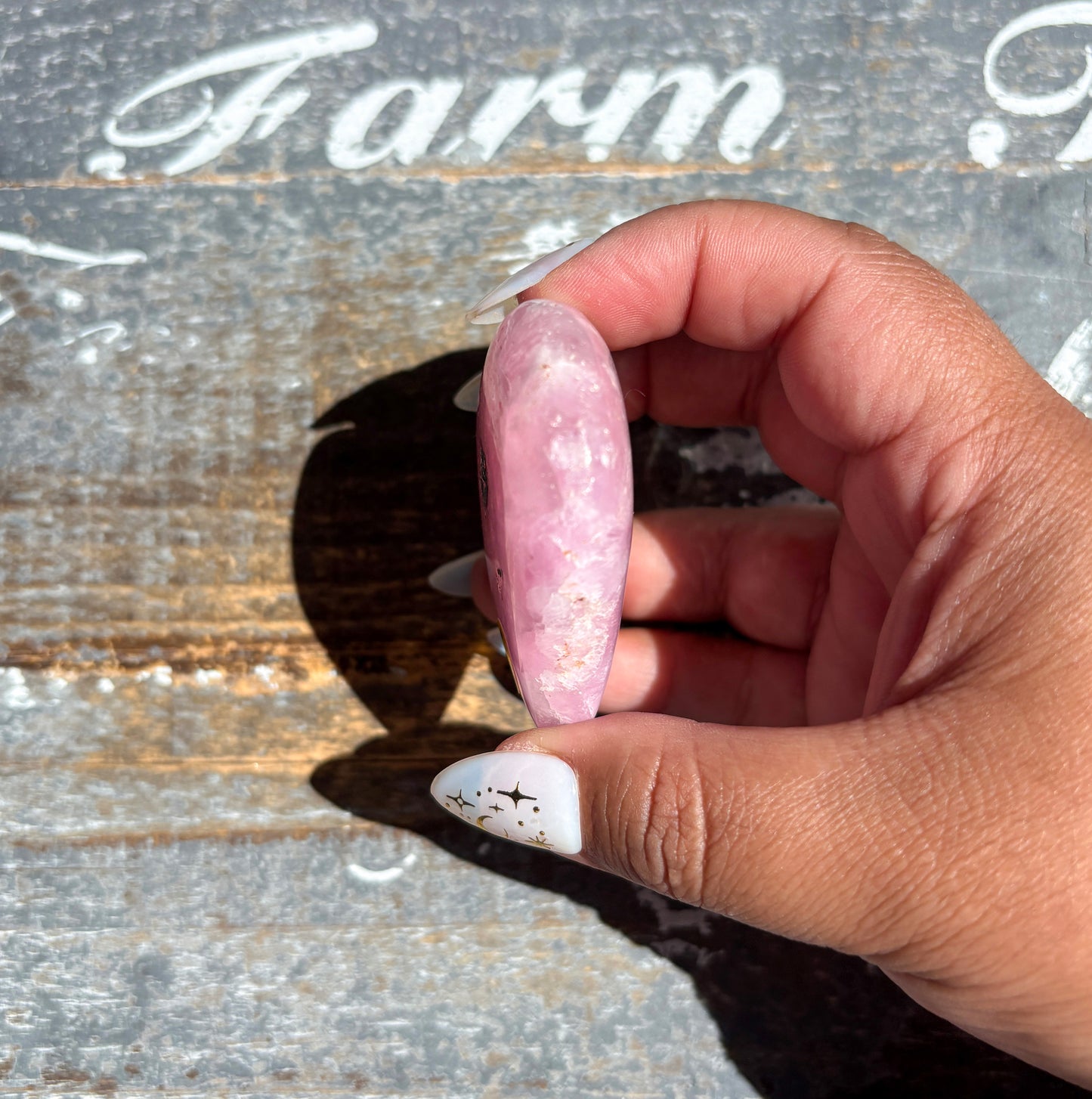 Gorgeous Pink Aragonite Heart from Pakistan | Opt F