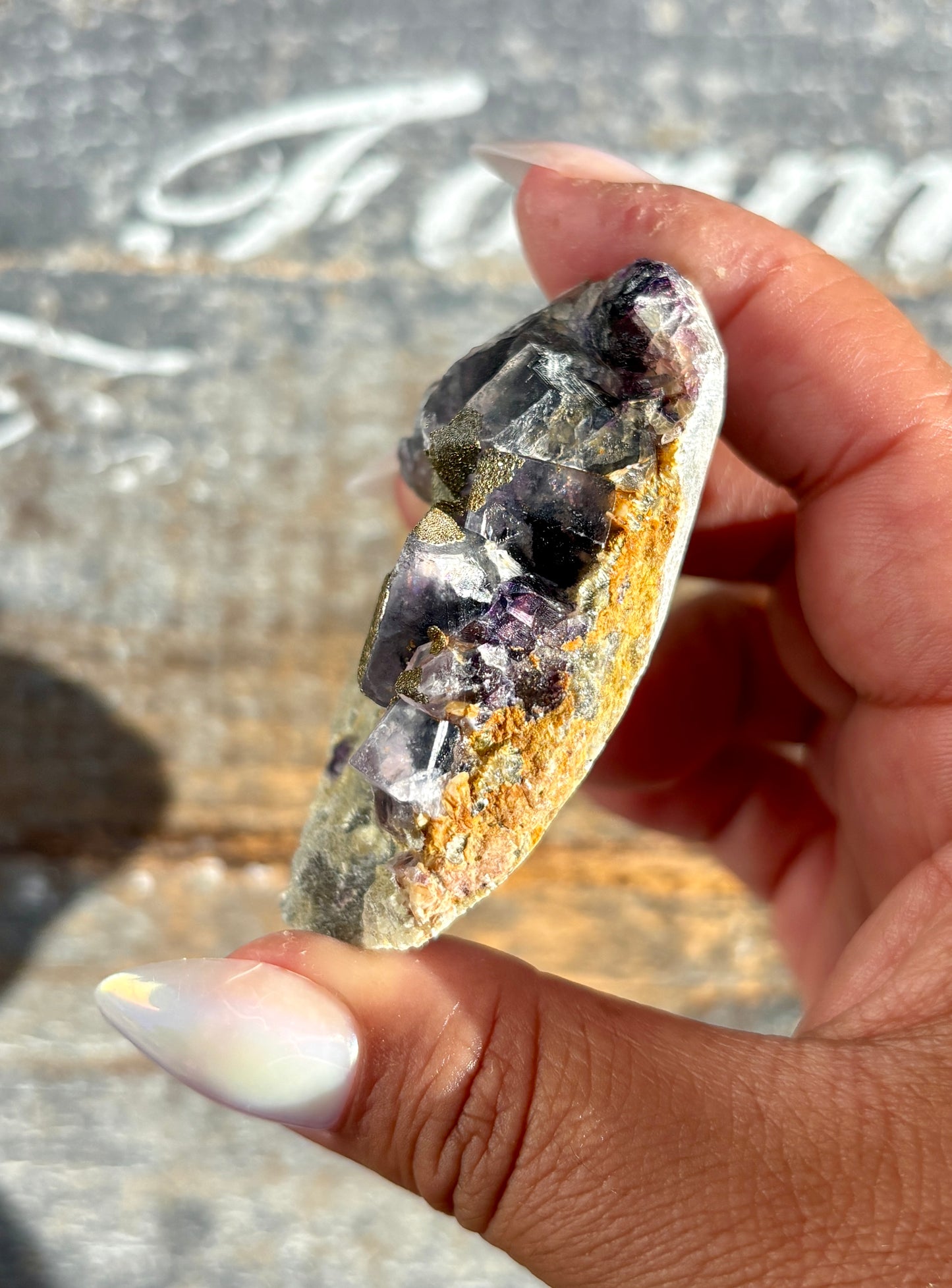 Gorgeous Yindu Fluorite with Pyrite Specimen from Mongolia | Opt I