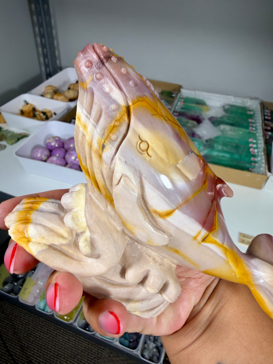 Gorgeous Hand Carved Mookaite Humpback Whale | Australia