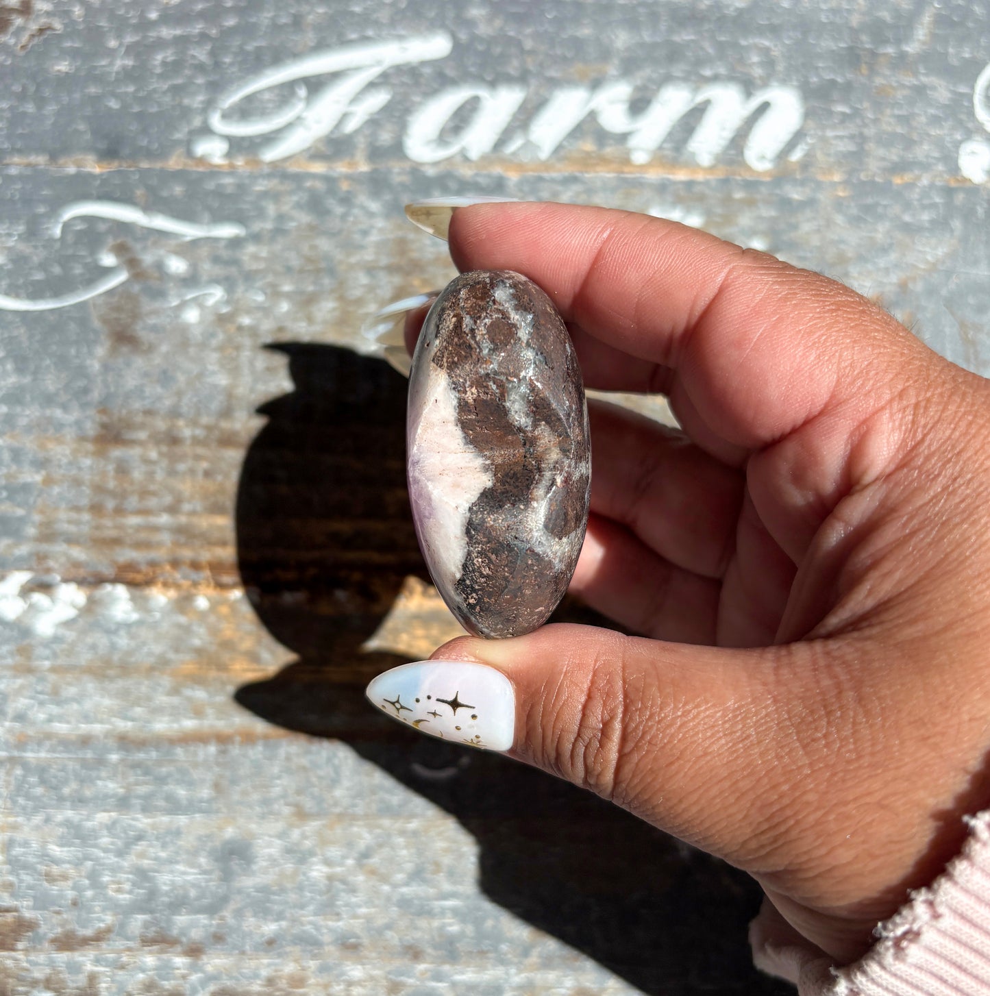 Gorgeous Pink Aragonite Heart from Pakistan | Opt D