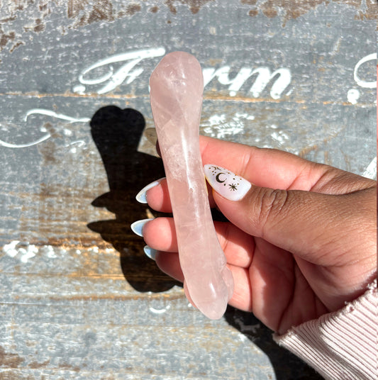 Adorable Rose Quartz Bone | X