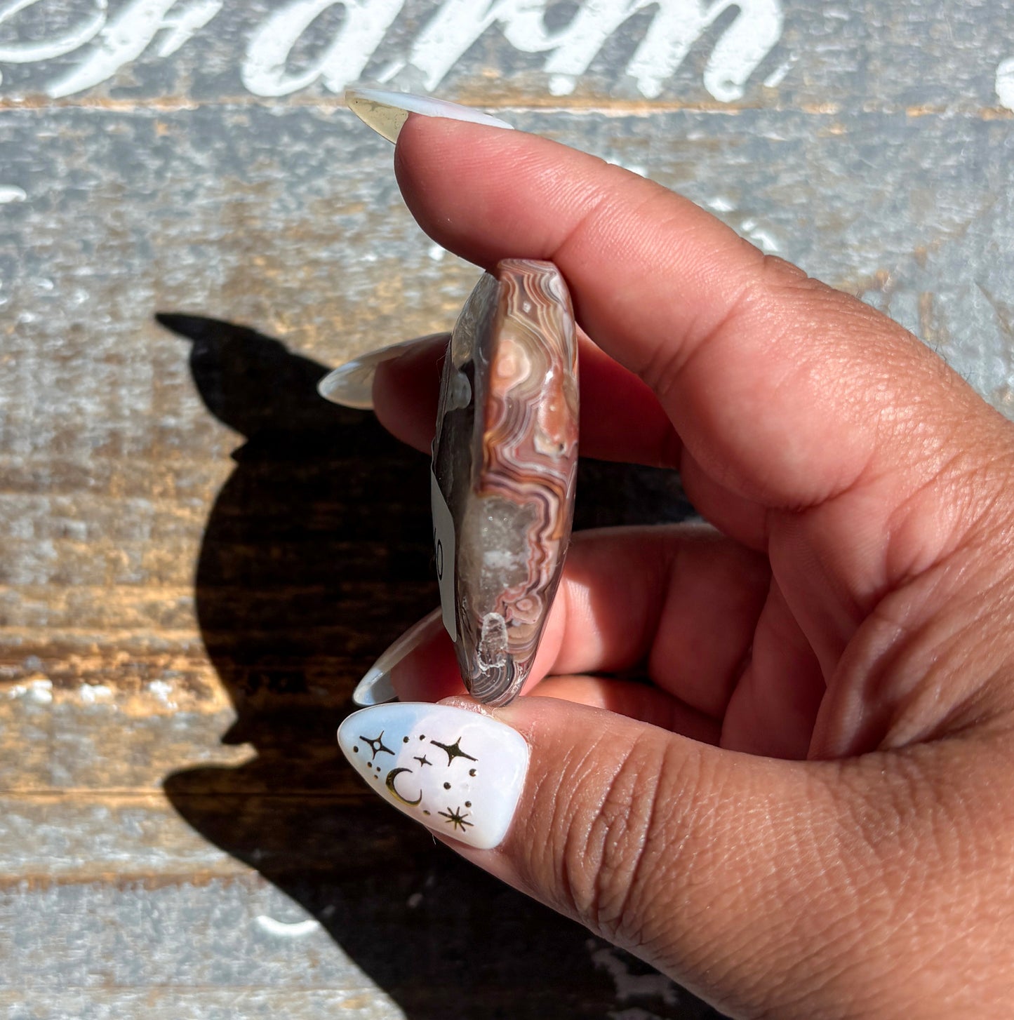 Gorgeous High Quality Crazy Lace Agate Heart from Mexico | I